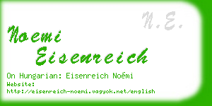 noemi eisenreich business card